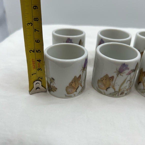 Enesco napkin rings Set of 10 Vintage - Picture 6 of 6